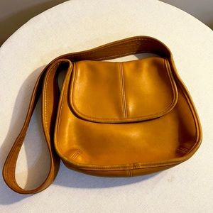Vintage Coach leather handbag